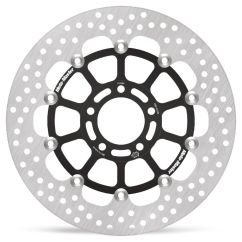 BRAKE ROTOR FLOATING HALO ROUND BLACK - 17101744