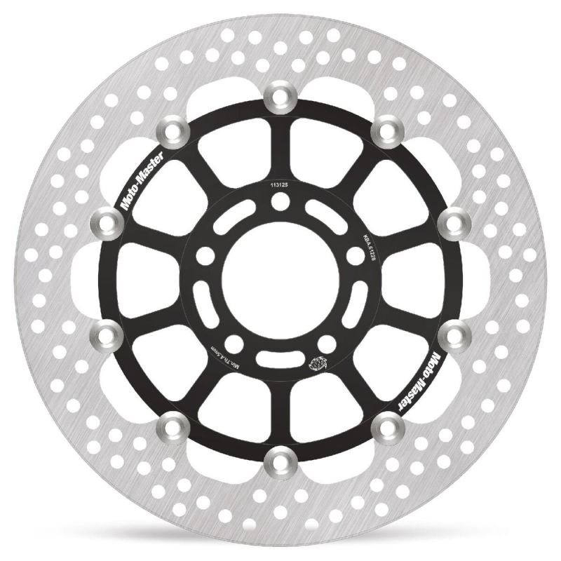 BRAKE ROTOR FLOATING HALO ROUND BLACK - 17101745