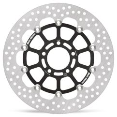 BRAKE ROTOR FLOATING HALO ROUND BLACK - 17101746