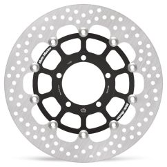 BRAKE ROTOR FLOATING HALO ROUND BLACK - 17101748