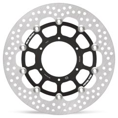 BRAKE ROTOR FLOATING HALO ROUND BLACK - 17101753