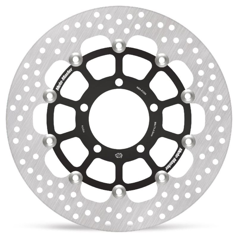 BRAKE ROTOR FLOATING HALO ROUND BLACK - 17102505