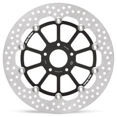 BRAKE ROTOR FLOATING HALO ROUND BLACK - 17102508