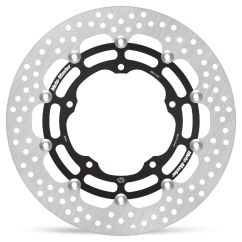 BRAKE ROTOR FLOATING HALO ROUND BLACK - 17103018