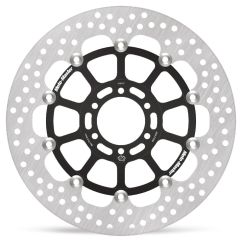 BRAKE ROTOR FLOATING HALO ROUND BLACK - 17103203