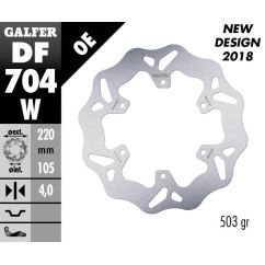 BRAKE ROTOR FIXED WAVE - 17104091
