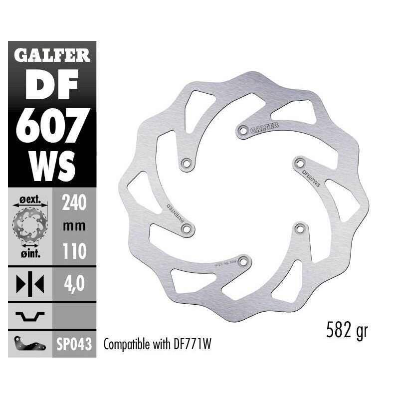BRAKE ROTOR FIXED CUBIQ