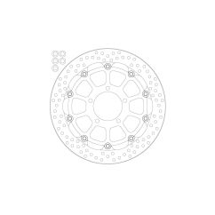 BRAKE ROTOR FLOATING HALO - 17104879