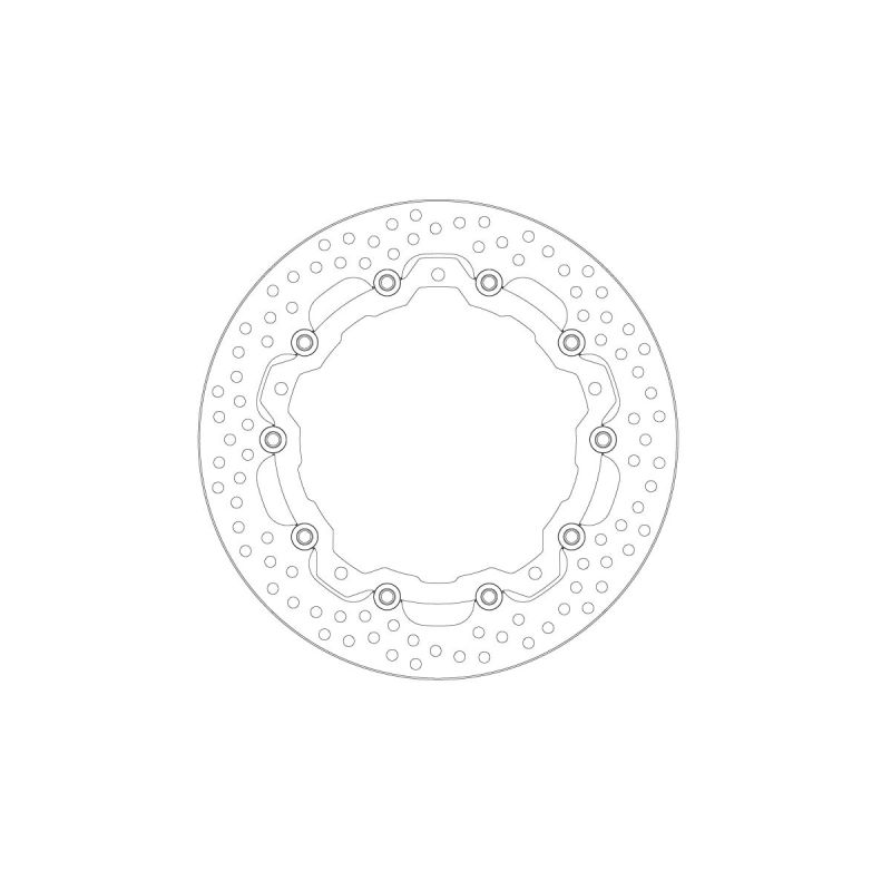 BRAKE ROTOR FLOATING HALO - 17104880