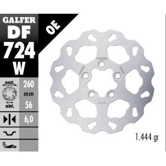 BRAKE ROTOR FIXED WAVE - 17104221