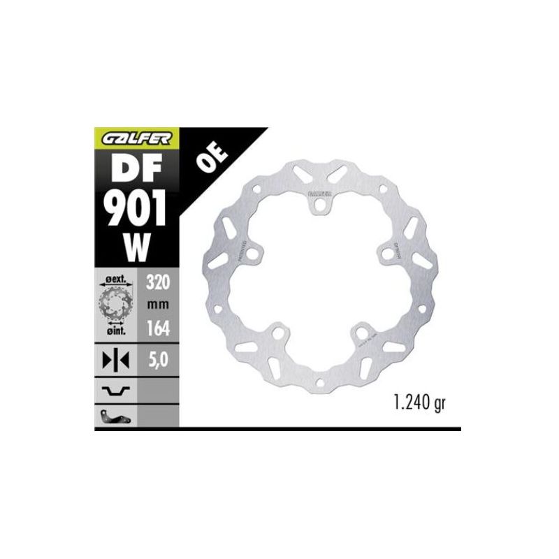 BRAKE ROTOR FIXED WAVE - 17104855