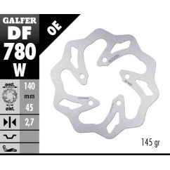 BRAKE ROTOR FIXED WAVE - 17111761