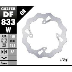 BRAKE ROTOR FIXED WAVE 190