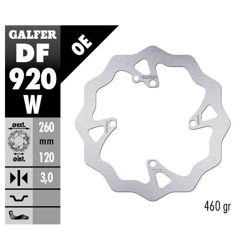 BRAKE ROTOR FIXED WAVE 260