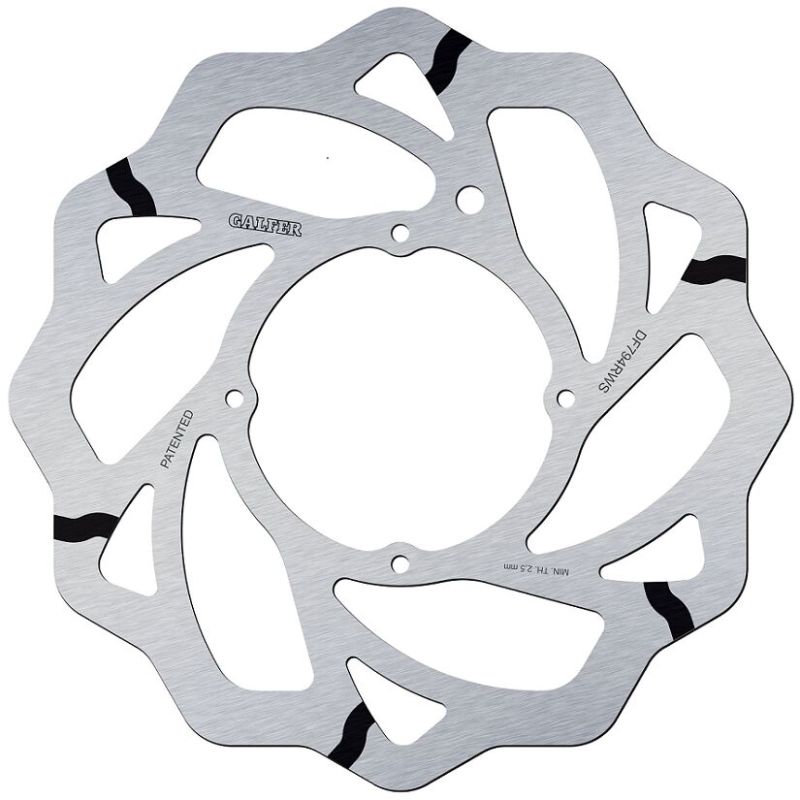 BRAKE ROTOR FIXED WAVE GROOVED 260MM