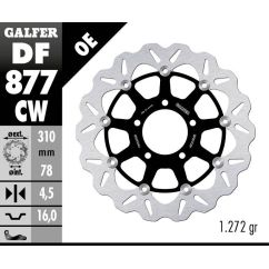 BRAKE ROTOR FLOATING WAVE