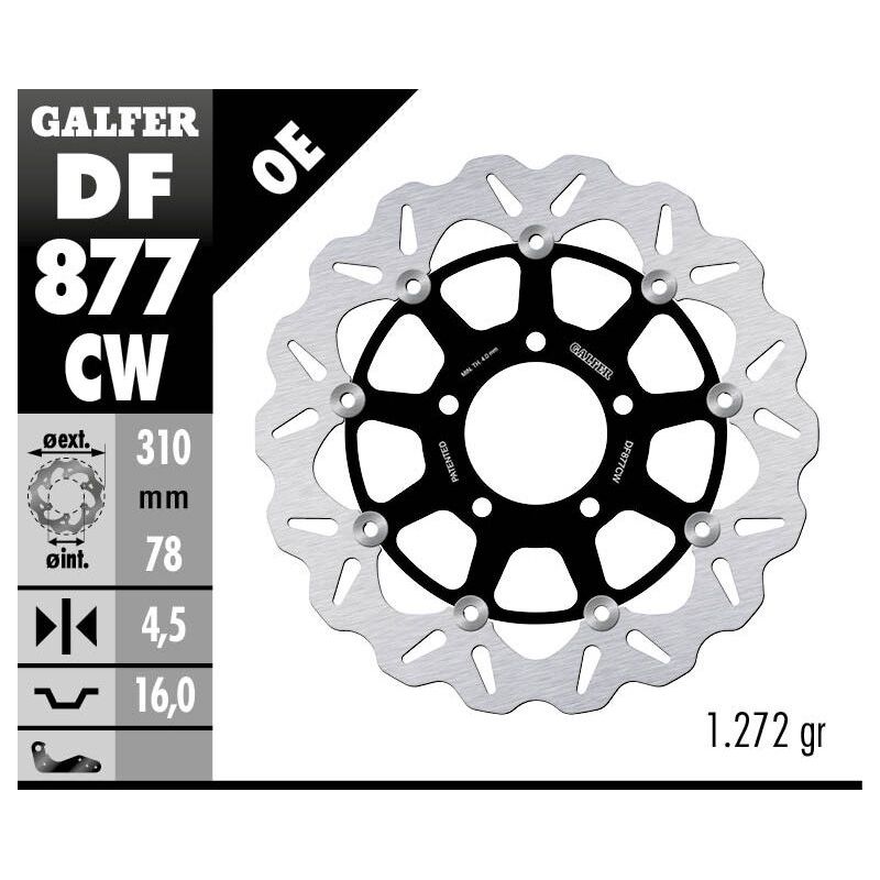 BRAKE ROTOR FLOATING WAVE