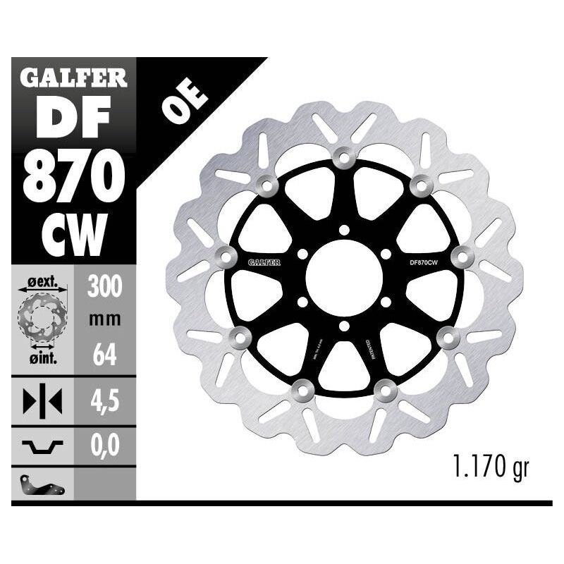 BRAKE ROTOR FLOATING WAVE - 17104092