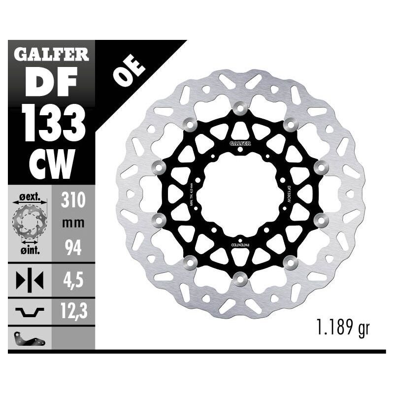 BRAKE ROTOR FLOATING WAVE - 17104093