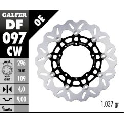 BRAKE ROTOR FLOATING WAVE - 17104169