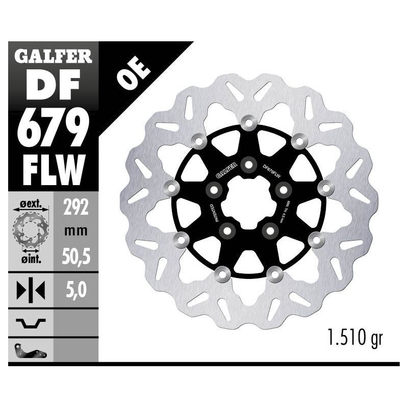 BRAKE ROTOR FLOATING WAVE STEEL CENTER - 17104211