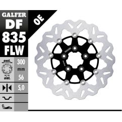 BRAKE ROTOR FLOATING WAVE STEEL CENTER - 17104231