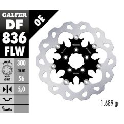 BRAKE ROTOR FLOATING WAVE STEEL CENTER - 17104235