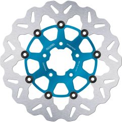 BRAKE ROTOR FLOATING WAVE BLUE