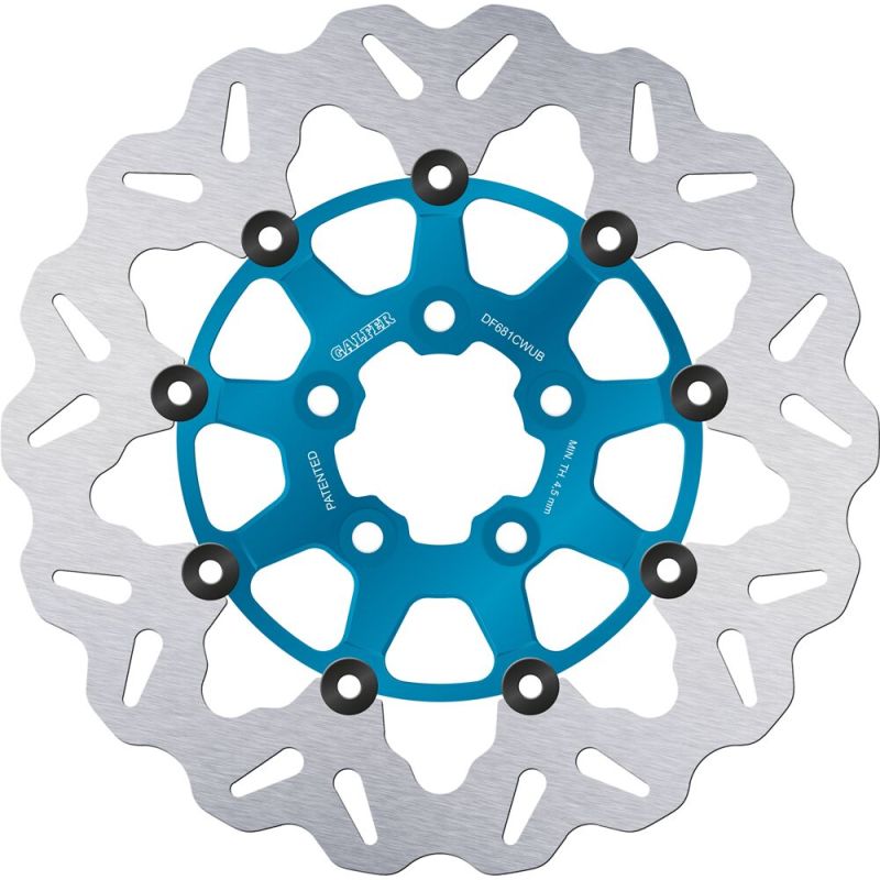 BRAKE ROTOR FLOATING WAVE BLUE - 17104722