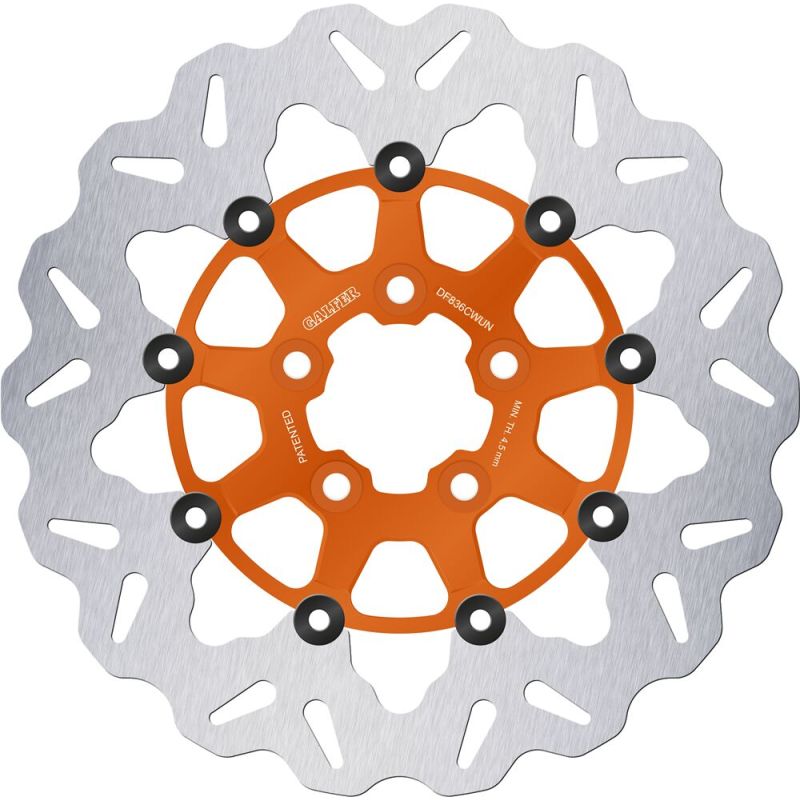BRAKE ROTOR FLOATING WAVE ORANGE