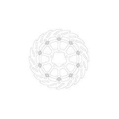 BRAKE ROTOR FLOATING FLAME - 17104858