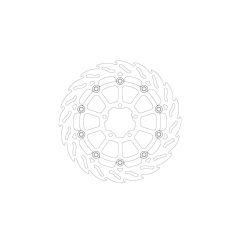 BRAKE ROTOR FLOATING FLAME - 17104859
