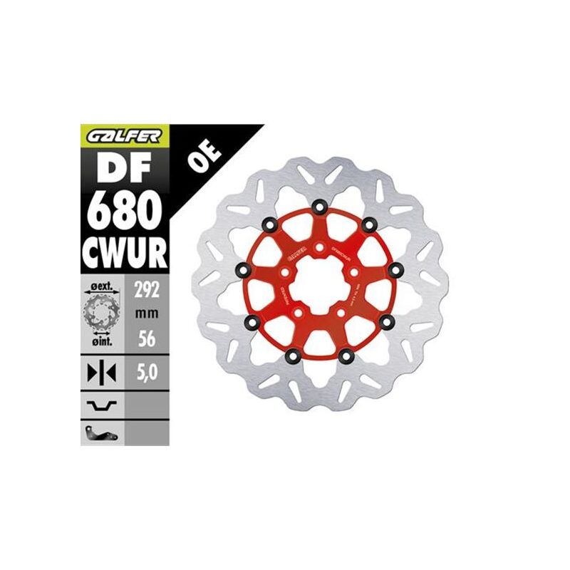 BRAKE ROTOR FLOATING WAVE - 17104968
