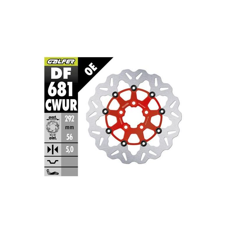 BRAKE ROTOR FLOATING WAVE - 17104970