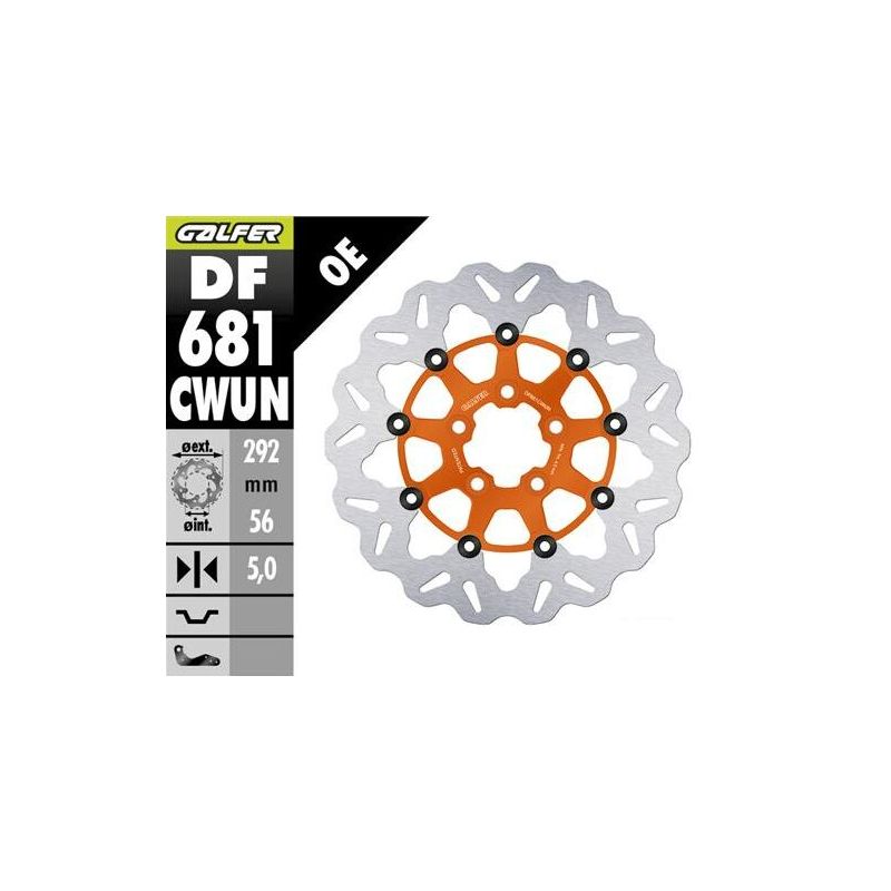 BRAKE ROTOR FLOATING WAVE - 17104971