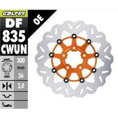 BRAKE ROTOR FLOATING WAVE - 17104973