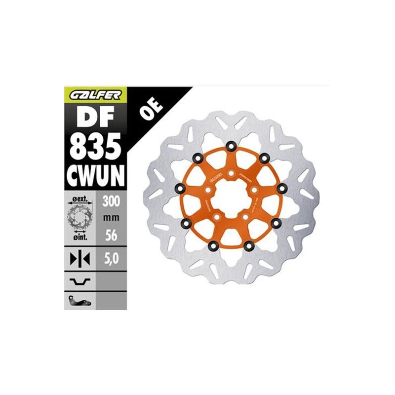 BRAKE ROTOR FLOATING WAVE - 17104973
