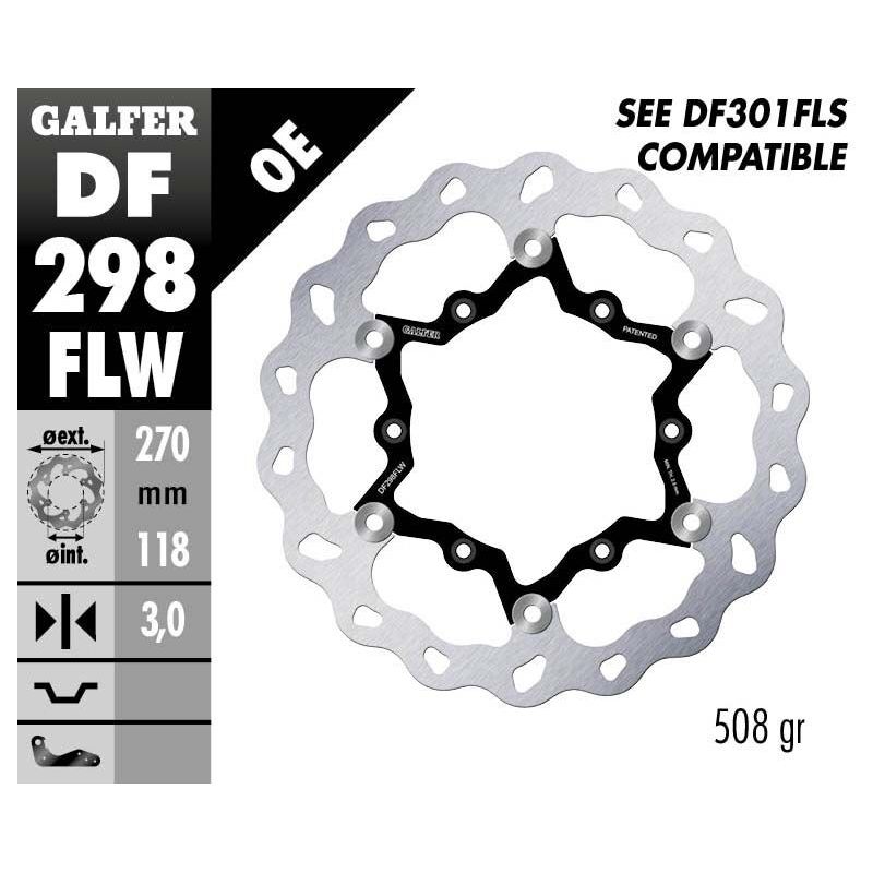 BRAKE ROTOR FLOATING WAVE STEEL CENTER - 17111725