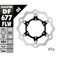 BRAKE ROTOR FLOATING WAVE STEEL CENTER - 17111753