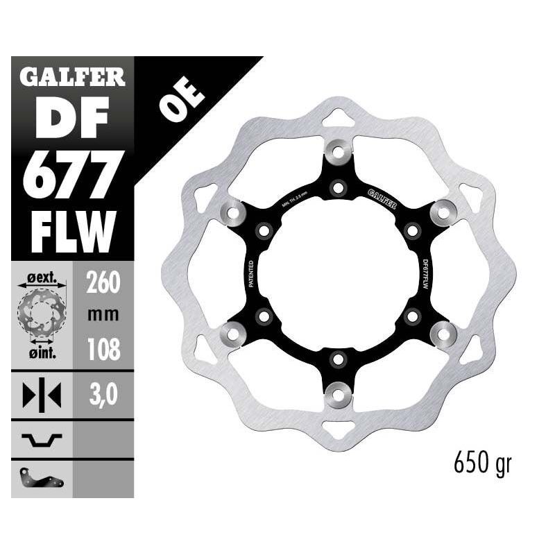 BRAKE ROTOR FLOATING WAVE STEEL CENTER - 17111753