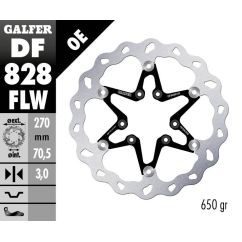 BRAKE ROTOR FLOATING WAVE STEEL CENTER - 17111769