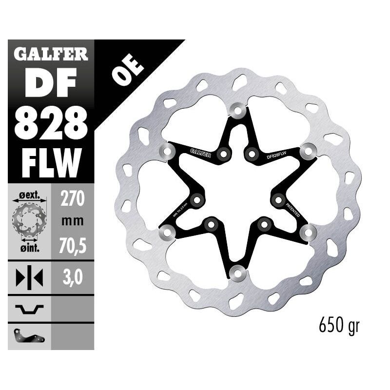 BRAKE ROTOR FLOATING WAVE STEEL CENTER - 17111769