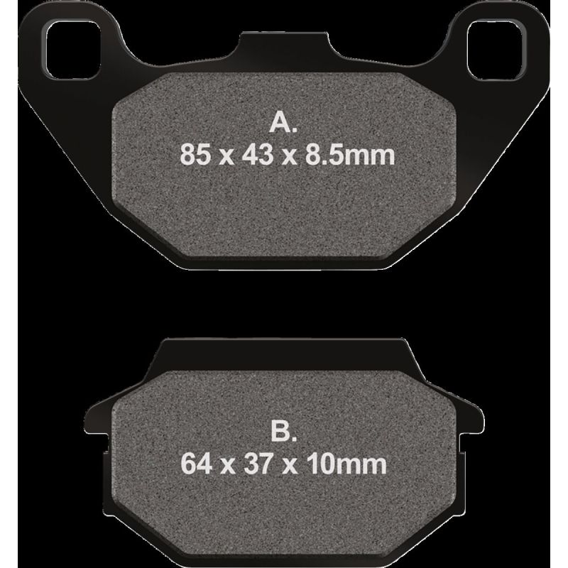 BRAKE PAD FA SERIES ORGANIC - 17100078