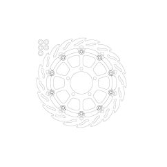 BRAKE ROTOR FLOATING FLAME - 17104860