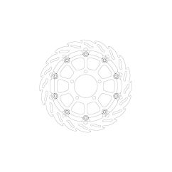BRAKE ROTOR FLOATING FLAME - 17104861