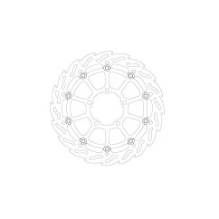 BRAKE ROTOR FLOATING FLAME - 17104863
