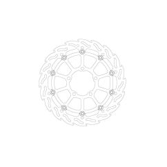 BRAKE ROTOR FLOATING FLAME - 17104864