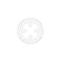 BRAKE ROTOR FIXED HALO - 17104889