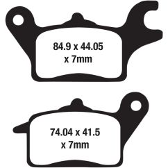 BRAKE PAD FA SERIES ORGANIC - 17200592