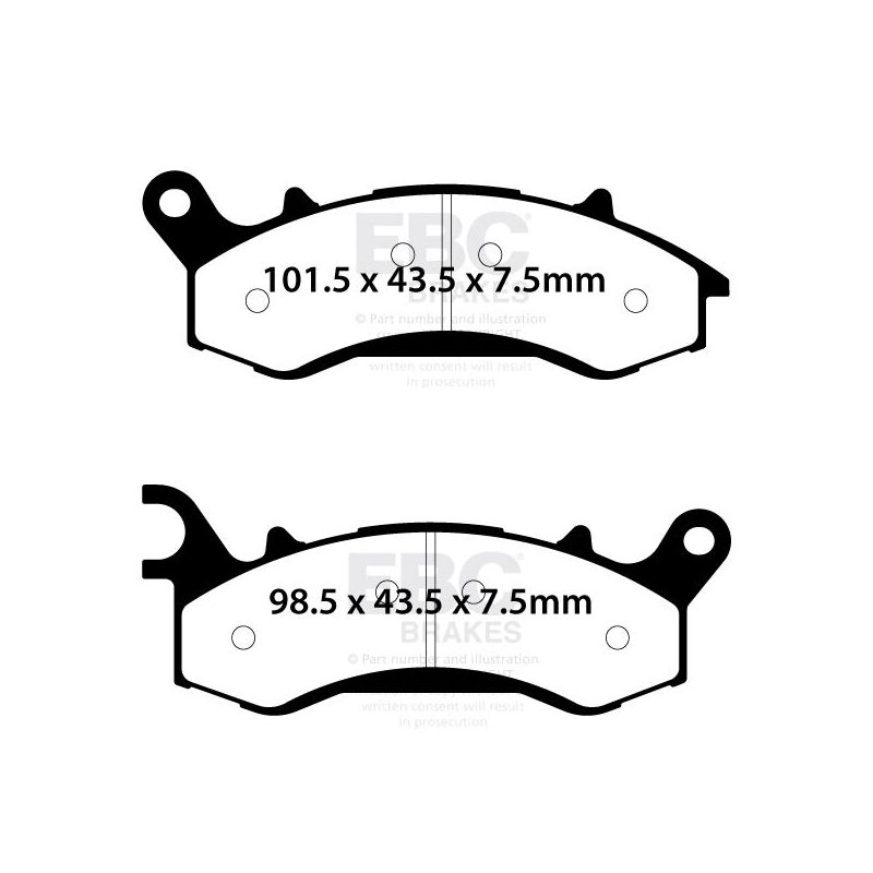 BRAKE PAD FA SER ORGANIC
